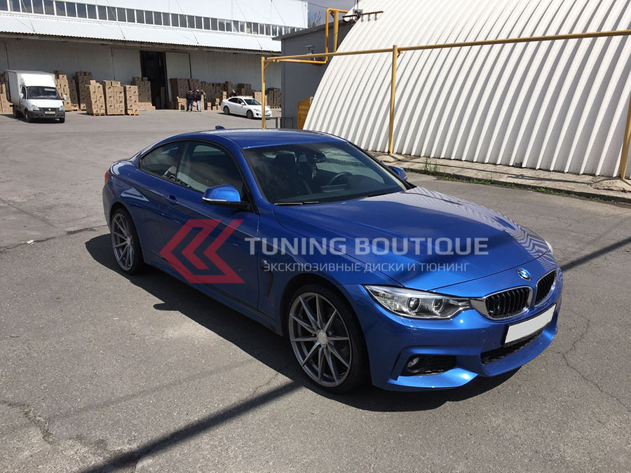 BMW 4 Series на 20" дисках Rohana RFX1 Brushed Titanium фото 2